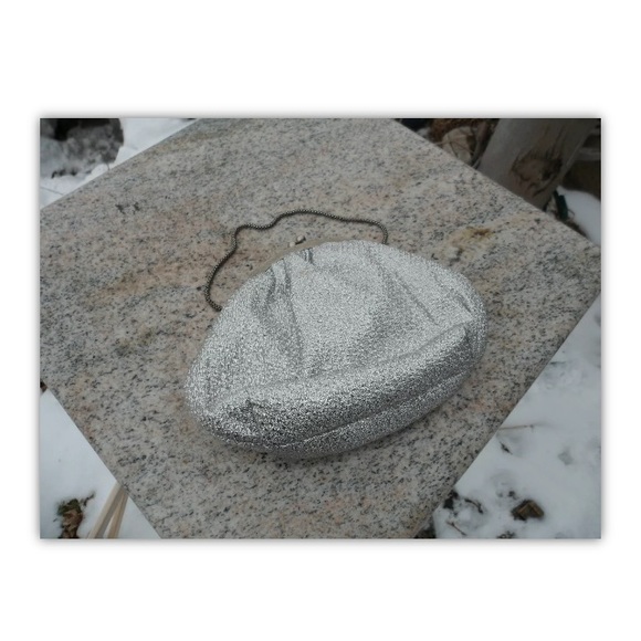 Du Val Silver Evening Hand Chain Bag Clasp Purse Hong Kong Du-Val Retro Vintage - Picture 3 of 8